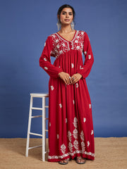 Chikankari Ethnic Dress