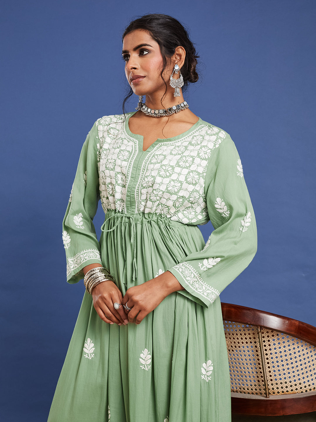 Chikankari Ethnic Dress Sufiza Lifestyle Chikankari Ethnic Dress Sufiza Lifestyle