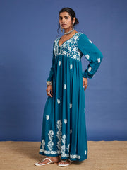 Hand Crafted Chikankari Ethnic Dress