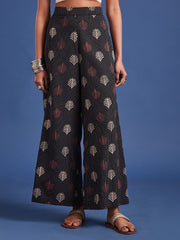Block Print with Chikankari Kurta and Bottom