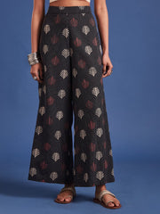 Block Print with Chikankari Kurta and Bottom