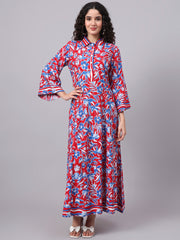 Viscose Rayon Midi Dress S3005