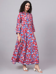 Viscose Rayon Midi Dress S3005