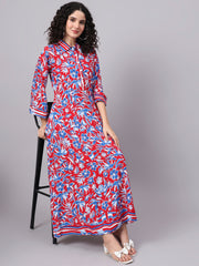Viscose Rayon Midi Dress S3005