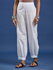 Afgani Style Cotton Chikankari Plazzo