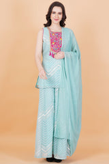 Kota Patti Zardozi Patch work Suit Set - Sufiza Lifestyle