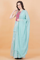 Kota Patti Zardozi Patch work Suit Set - Sufiza Lifestyle