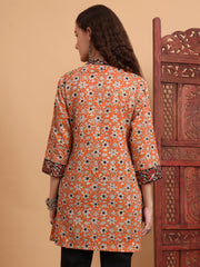 Hand Block Bagru Print Kurti