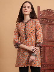 Hand Block Bagru Print Kurti