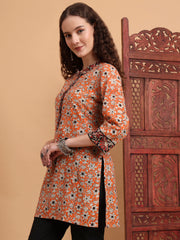 Hand Block Bagru Print Kurti
