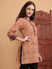 Hand Block Bagru Print Kurti