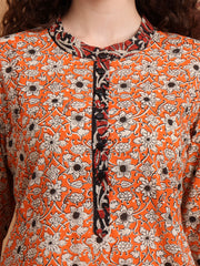 Hand Block Bagru Print Kurti