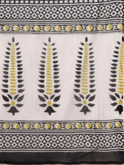 Hand Block Print White Kurta Set