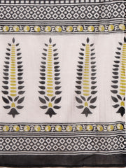 Hand Block Print White Kurta Set