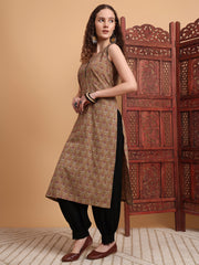 Hand Block Ajrak Print Kurta