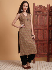 Hand Block Ajrak Print Kurta