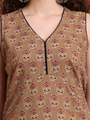 Hand Block Ajrak Print Kurta