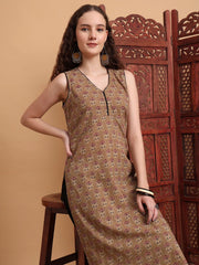 Hand Block Ajrak Print Kurta