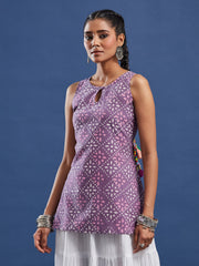Hand Block Bagru Print Kurti-BPKU019
