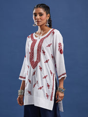 Hand-crafted Chikankari Kurti