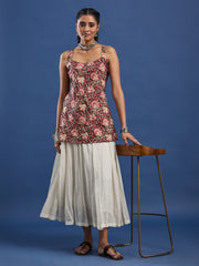 Hand Block Bagru Print Kurti - BPKU014