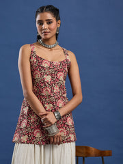 Hand Block Bagru Print Kurti - BPKU014