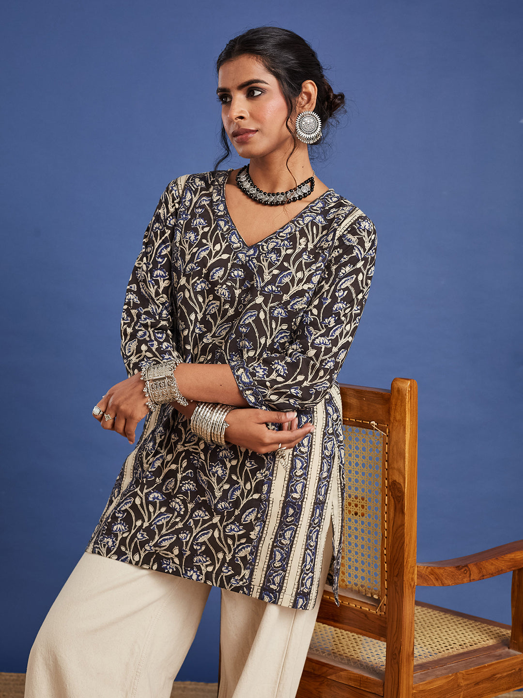 Hand Block Kurti