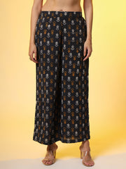 Chikankari Co-Ord Set with Katha and Block Print - Sufiza Lifestyle