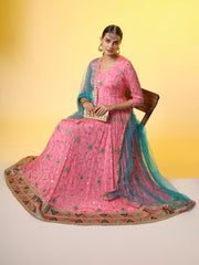 Zardosi Dress Ethnic Dress With Matching Dupatta