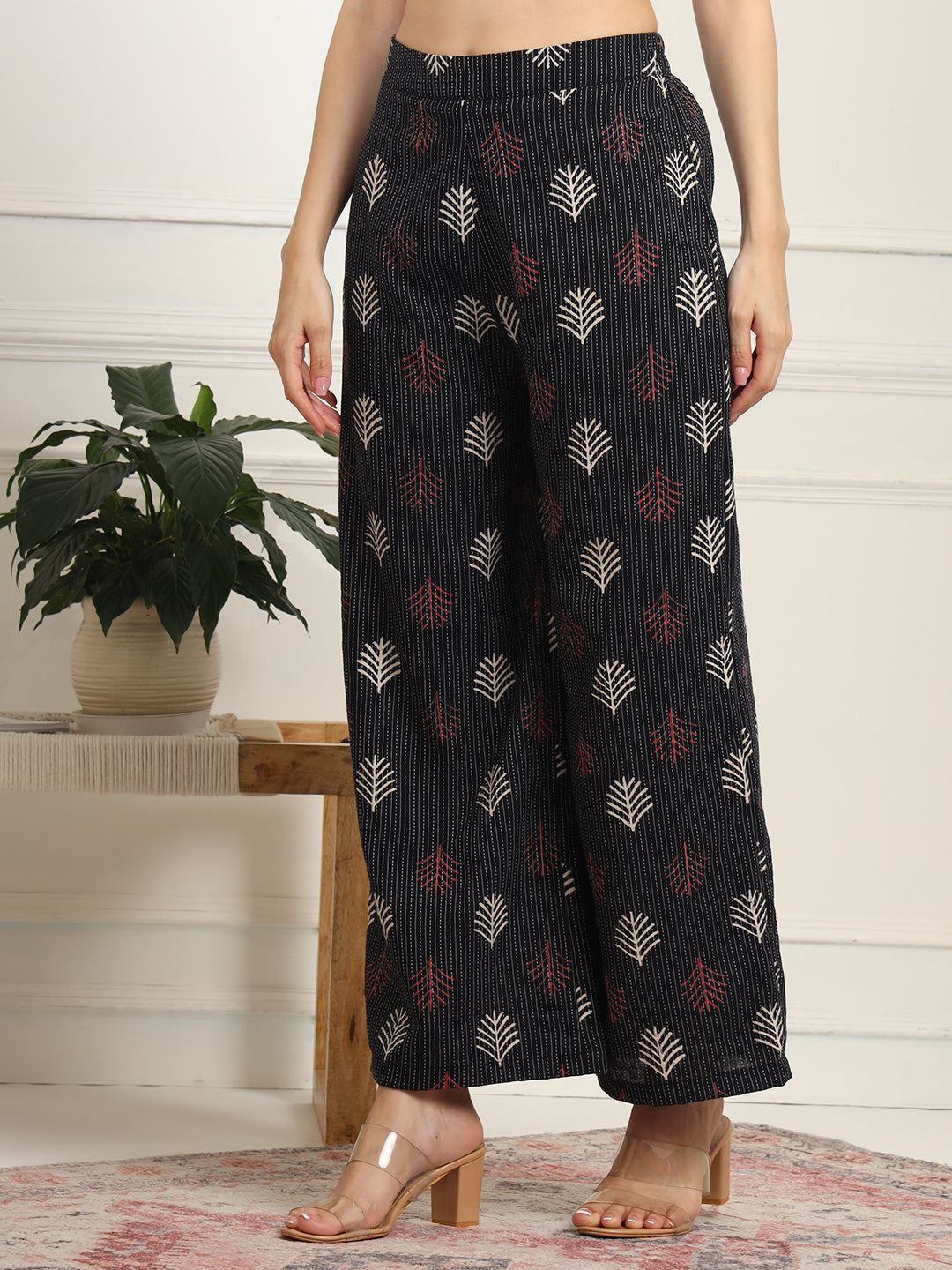 Block Print with Chikankari Kurta and Bottom - Sufiza Lifestyle