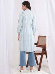 Viscose Rayon Hand Embroidery Shirt S4001