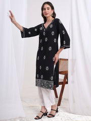 Women Chikankari Hand Crafted Kurta KU015