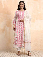 Chiknakari Hand Crafted Kurta set