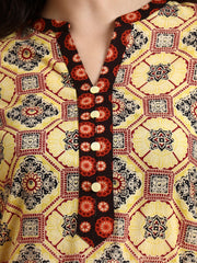 Hand Block Ajrak Print Kurta