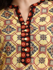 Hand Block Ajrak Print Kurta