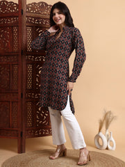 Hand Block Ajrak Print Kurta