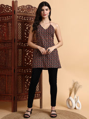 Hand Block Kurti Printed