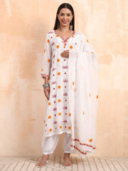 Hand Made Chikankari Premium Zardosi Kurta Set