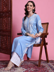 Lucknawi chikankari kurta