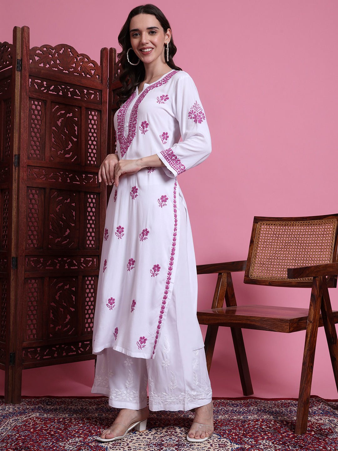 lucknawi chikankari kurta
