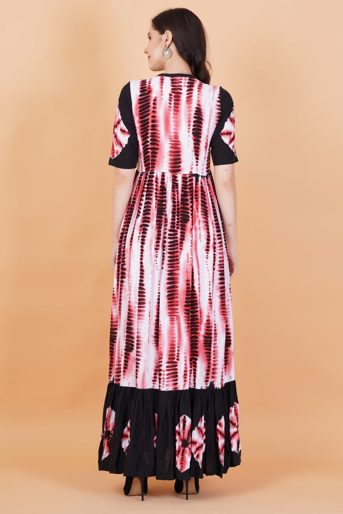 Rayon Full length Gown - Sufiza Lifestyle