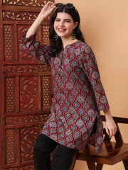 Hand Block Ajrak Printed Kurta S2004