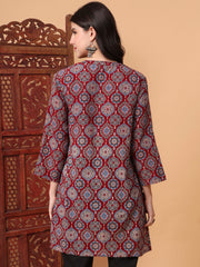 Hand Block Ajrak Printed Kurta S2004