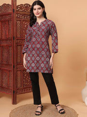 Hand Block Ajrak Printed Kurta S2004