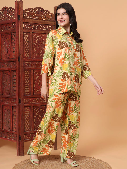 Viscose Rayon Co-ord Set SL-16WCOY-25