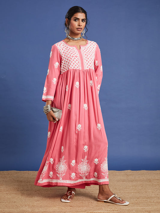 Chikankari Ethnic Dress