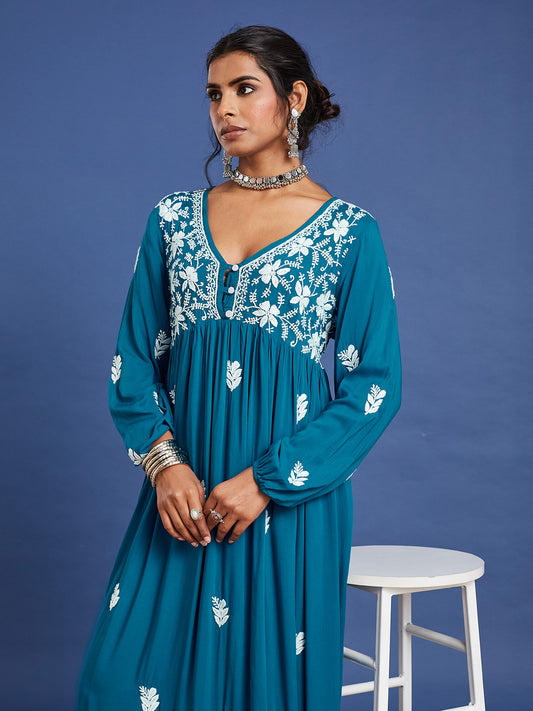 Hand Crafted Chikankari Ethnic Dress