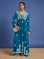 Hand Crafted Chikankari Ethnic Dress