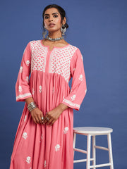 Chikankari Ethnic Dress