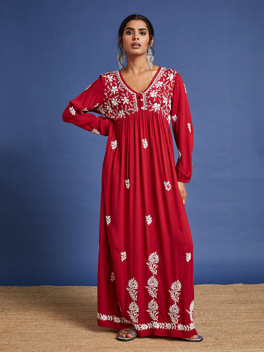 Chikankari Ethnic Dress